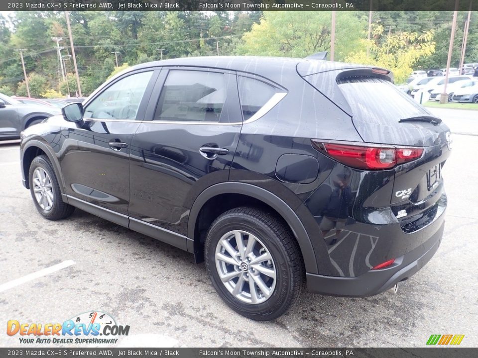 2023 Mazda CX-5 S Preferred AWD Jet Black Mica / Black Photo #5