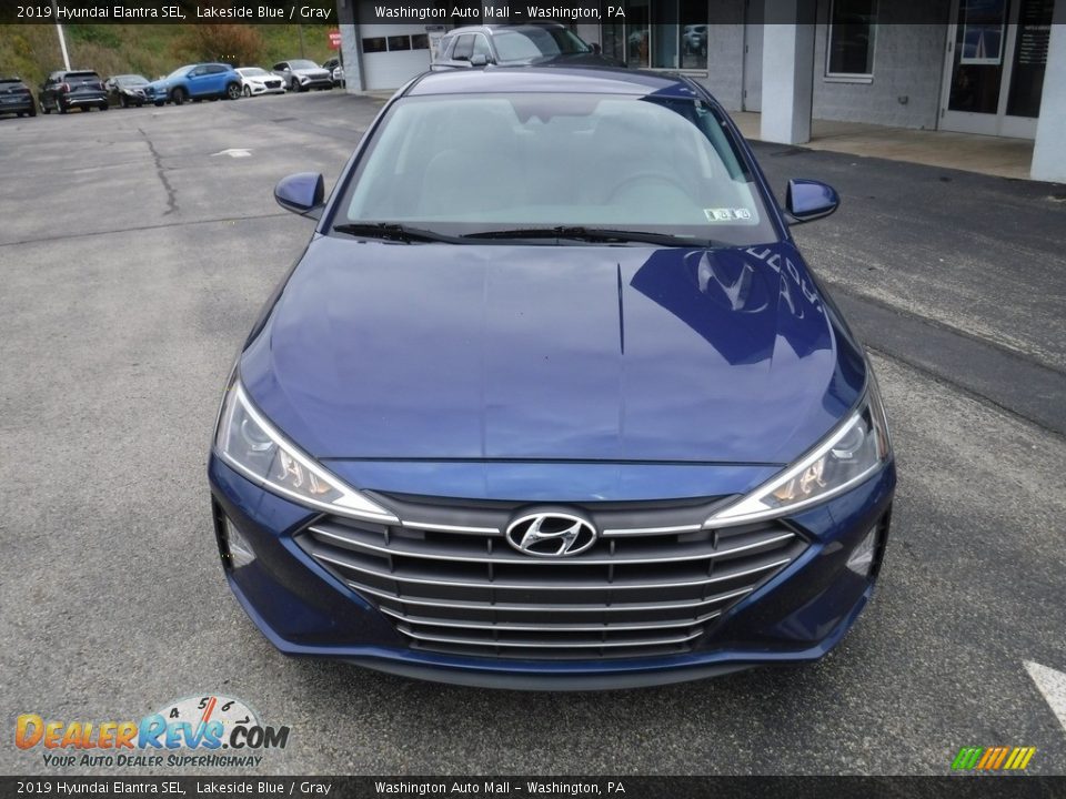 2019 Hyundai Elantra SEL Lakeside Blue / Gray Photo #3