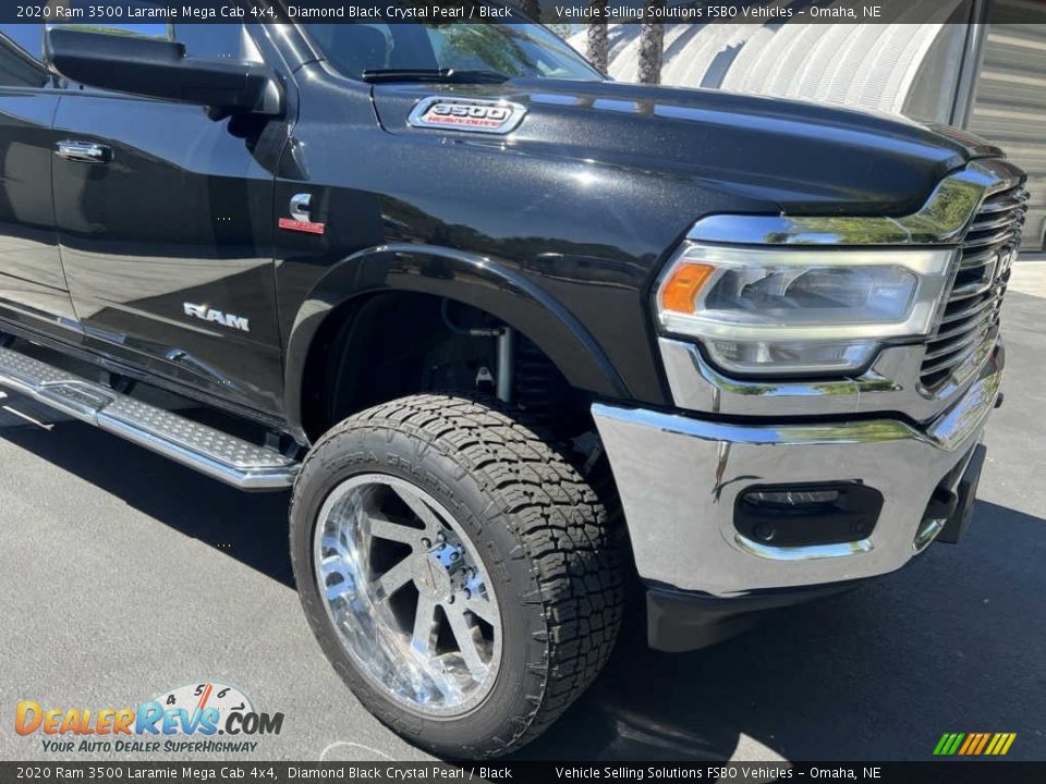 2020 Ram 3500 Laramie Mega Cab 4x4 Diamond Black Crystal Pearl / Black Photo #18