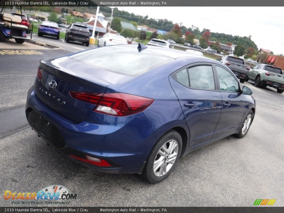 2019 Hyundai Elantra SEL Lakeside Blue / Gray Photo #9
