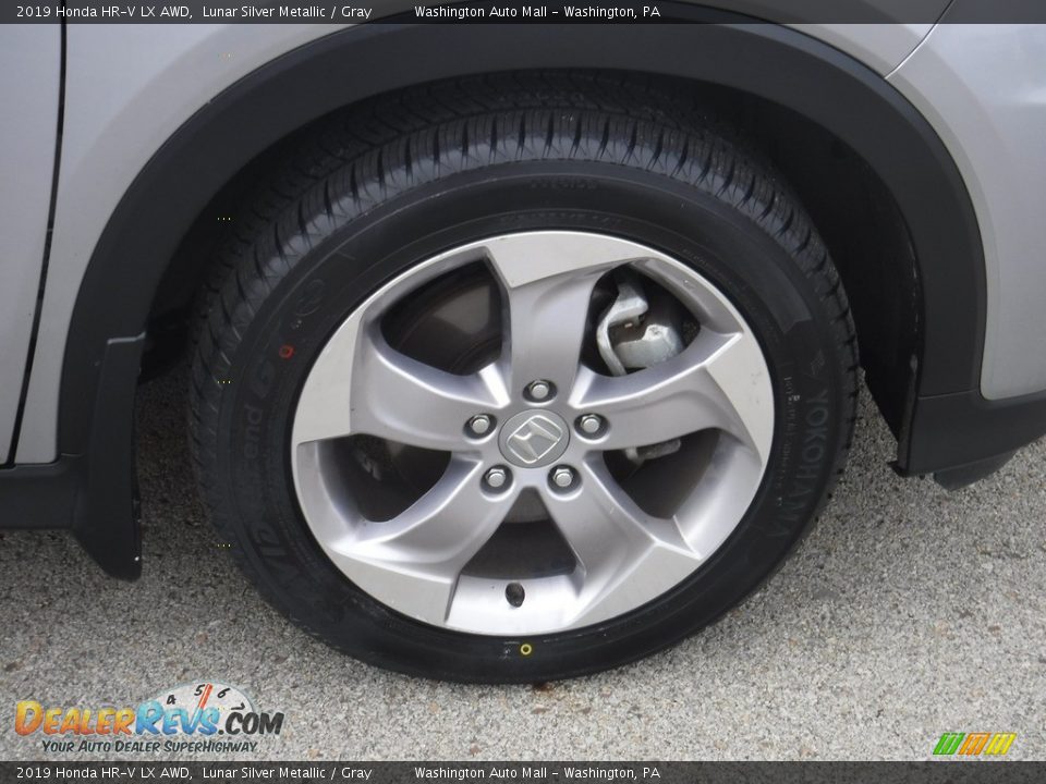 2019 Honda HR-V LX AWD Lunar Silver Metallic / Gray Photo #3