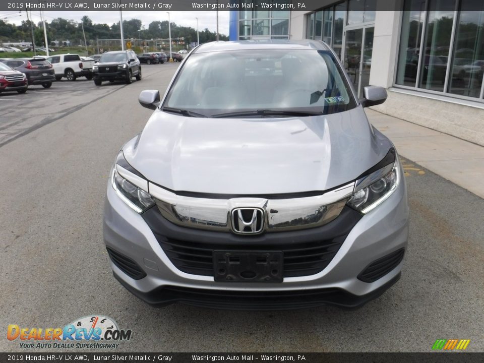 2019 Honda HR-V LX AWD Lunar Silver Metallic / Gray Photo #4