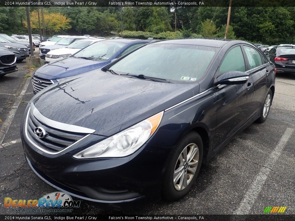 2014 Hyundai Sonata GLS Indigo Blue Pearl / Gray Photo #1