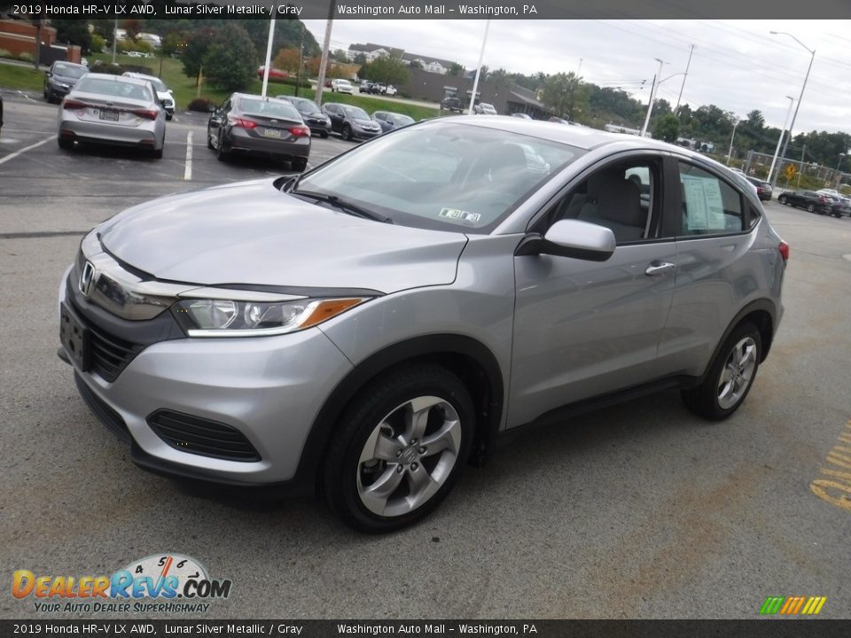 2019 Honda HR-V LX AWD Lunar Silver Metallic / Gray Photo #5