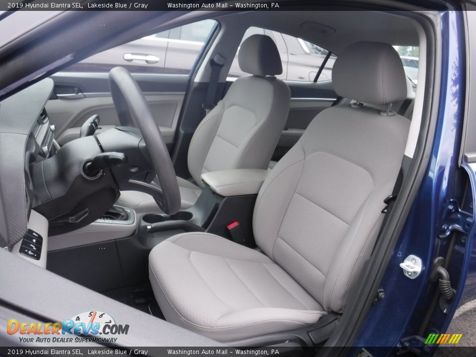 2019 Hyundai Elantra SEL Lakeside Blue / Gray Photo #13