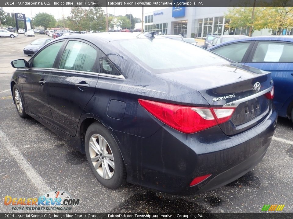 2014 Hyundai Sonata GLS Indigo Blue Pearl / Gray Photo #2