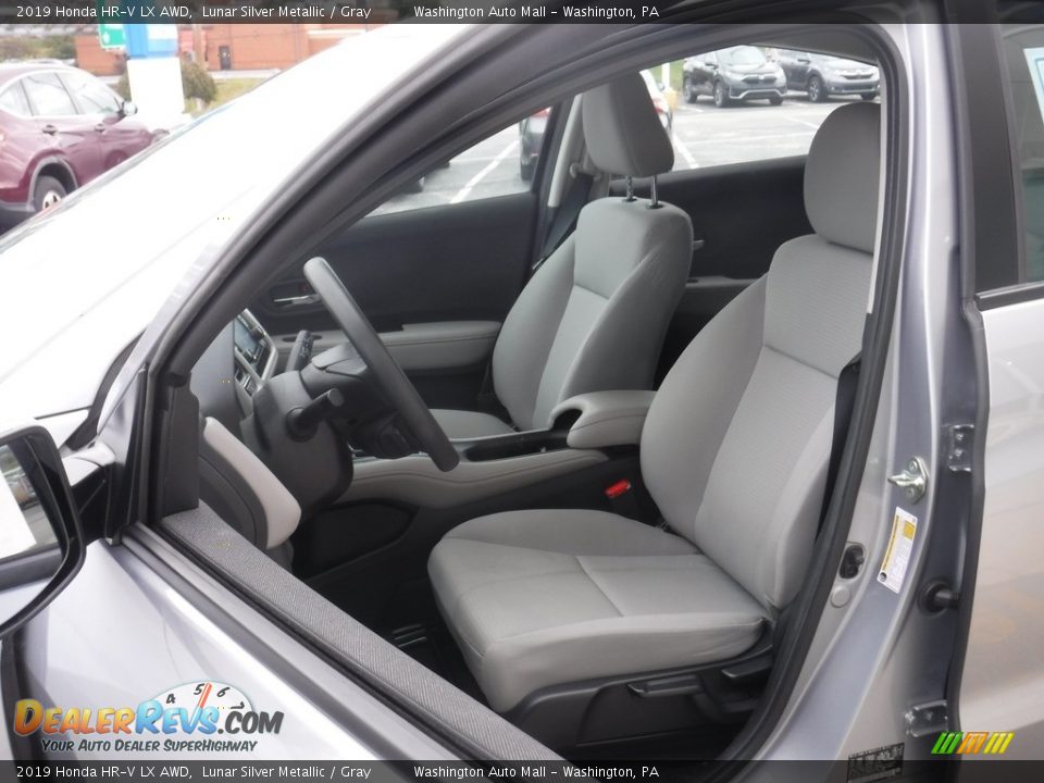 2019 Honda HR-V LX AWD Lunar Silver Metallic / Gray Photo #12