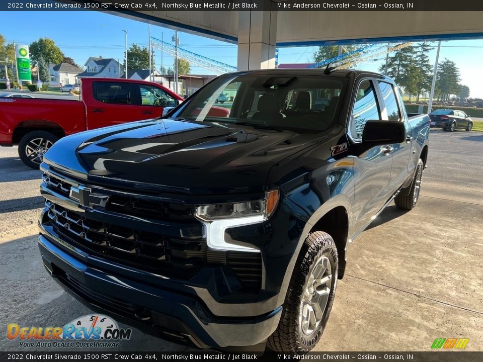 2022 Chevrolet Silverado 1500 RST Crew Cab 4x4 Northsky Blue Metallic / Jet Black Photo #2