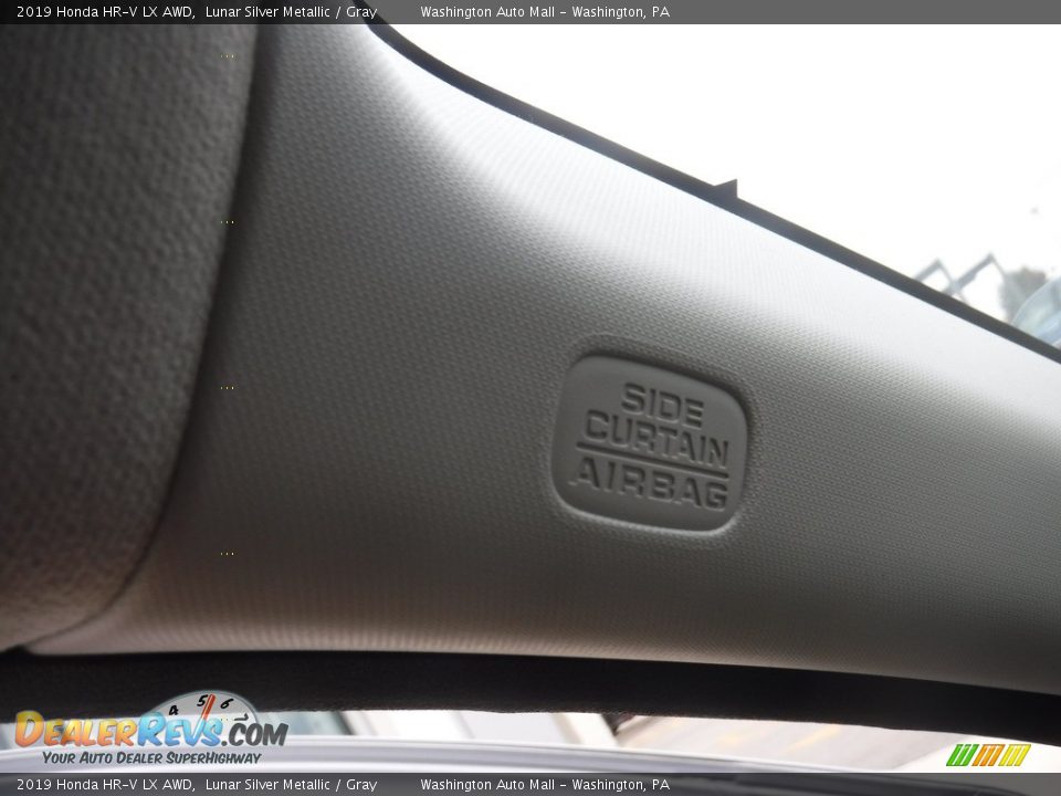 2019 Honda HR-V LX AWD Lunar Silver Metallic / Gray Photo #14