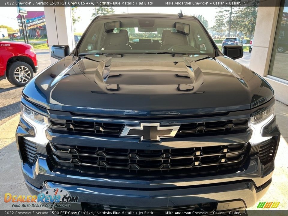 2022 Chevrolet Silverado 1500 RST Crew Cab 4x4 Northsky Blue Metallic / Jet Black Photo #3