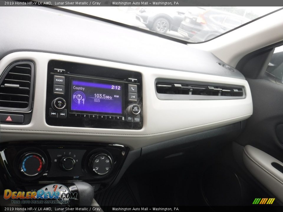 2019 Honda HR-V LX AWD Lunar Silver Metallic / Gray Photo #15
