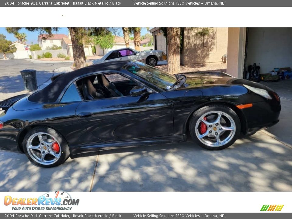 2004 Porsche 911 Carrera Cabriolet Basalt Black Metallic / Black Photo #5