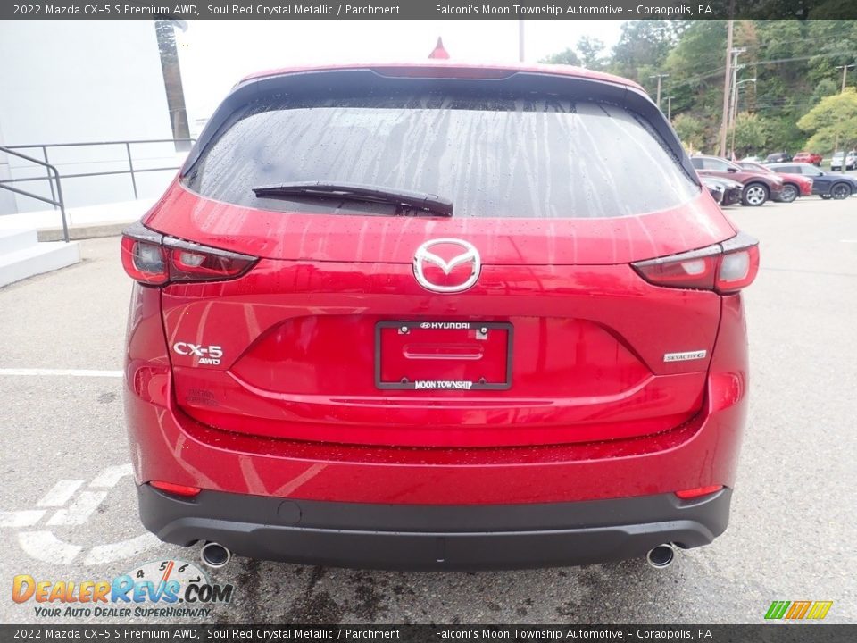 2022 Mazda CX-5 S Premium AWD Soul Red Crystal Metallic / Parchment Photo #3