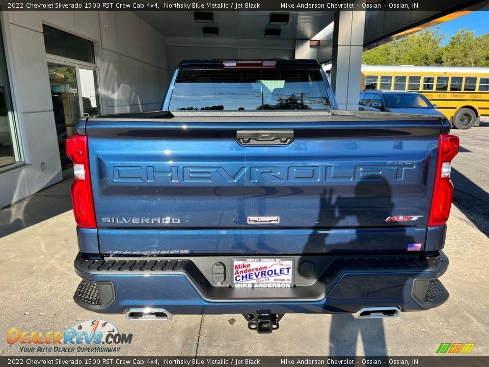 2022 Chevrolet Silverado 1500 RST Crew Cab 4x4 Northsky Blue Metallic / Jet Black Photo #8