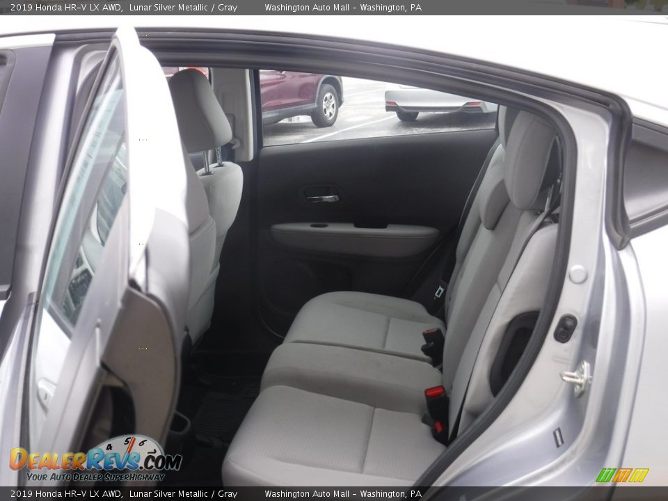 2019 Honda HR-V LX AWD Lunar Silver Metallic / Gray Photo #22