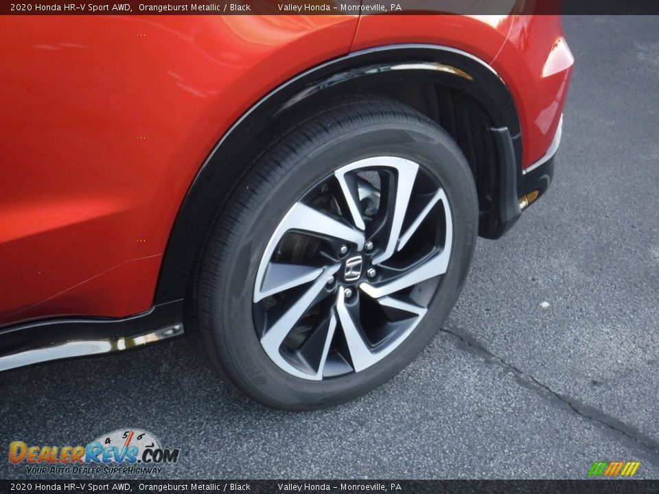 2020 Honda HR-V Sport AWD Orangeburst Metallic / Black Photo #3