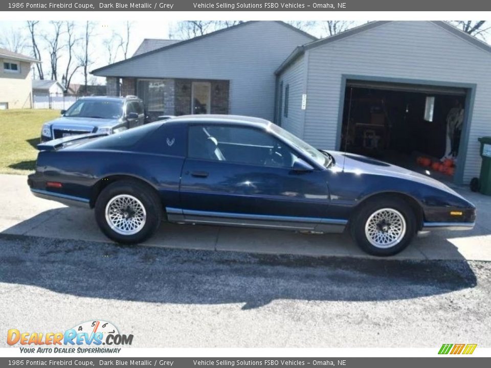 Dark Blue Metallic 1986 Pontiac Firebird Coupe Photo #1