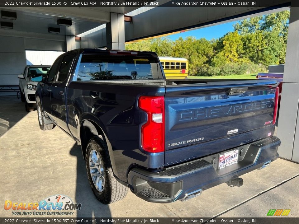 2022 Chevrolet Silverado 1500 RST Crew Cab 4x4 Northsky Blue Metallic / Jet Black Photo #10