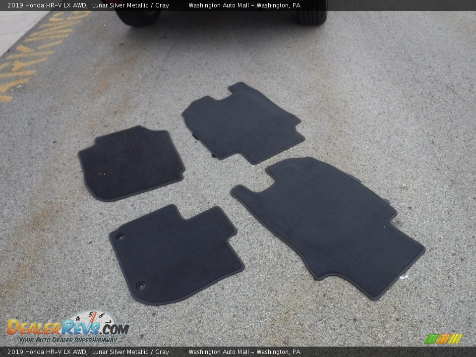 2019 Honda HR-V LX AWD Lunar Silver Metallic / Gray Photo #24
