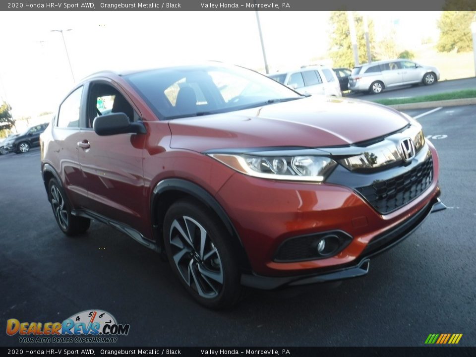 2020 Honda HR-V Sport AWD Orangeburst Metallic / Black Photo #5