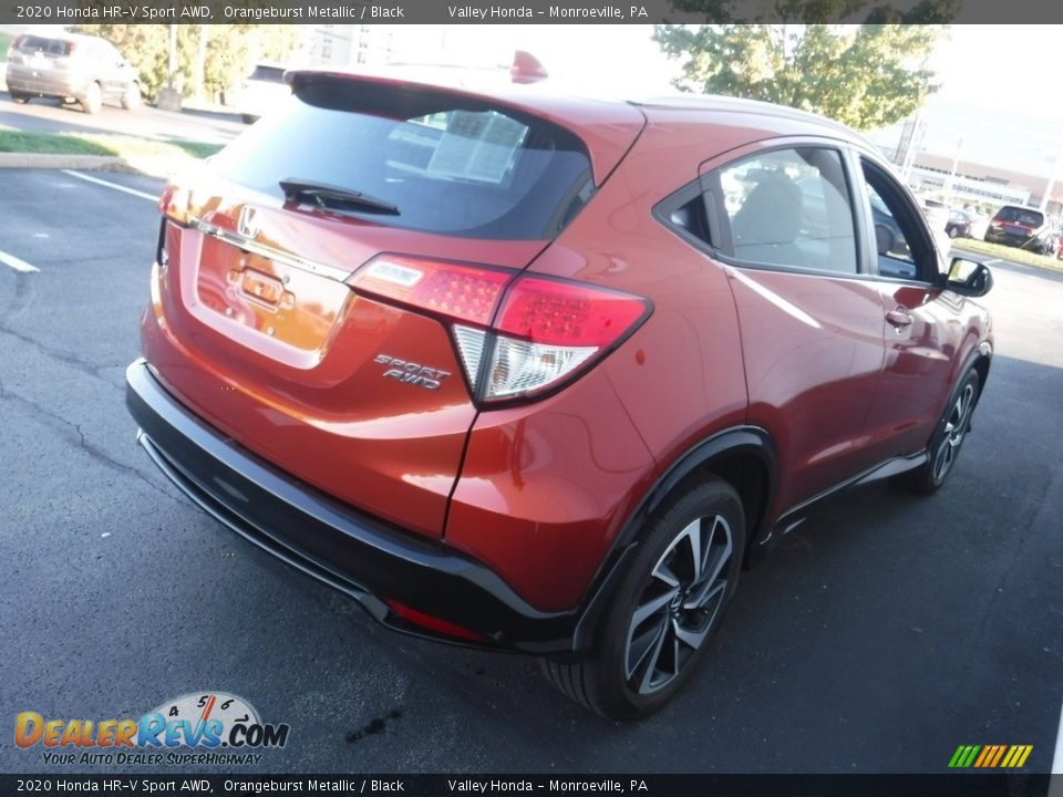 2020 Honda HR-V Sport AWD Orangeburst Metallic / Black Photo #6