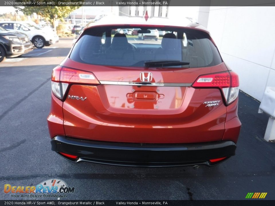 2020 Honda HR-V Sport AWD Orangeburst Metallic / Black Photo #7