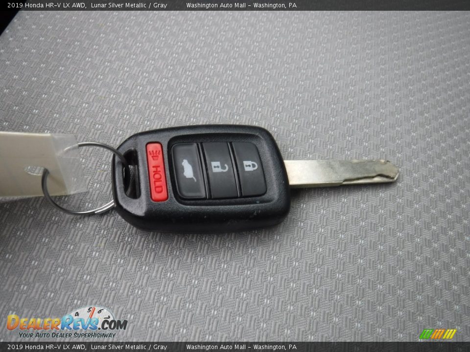 2019 Honda HR-V LX AWD Lunar Silver Metallic / Gray Photo #26