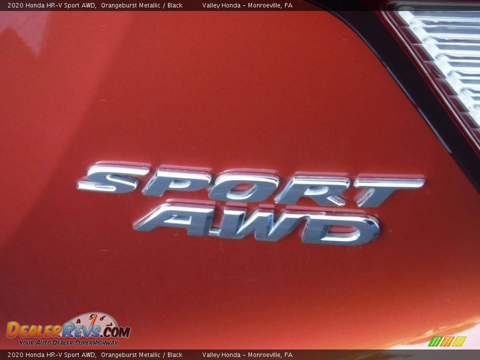 2020 Honda HR-V Sport AWD Orangeburst Metallic / Black Photo #8