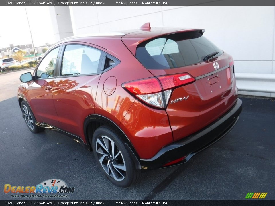 2020 Honda HR-V Sport AWD Orangeburst Metallic / Black Photo #9