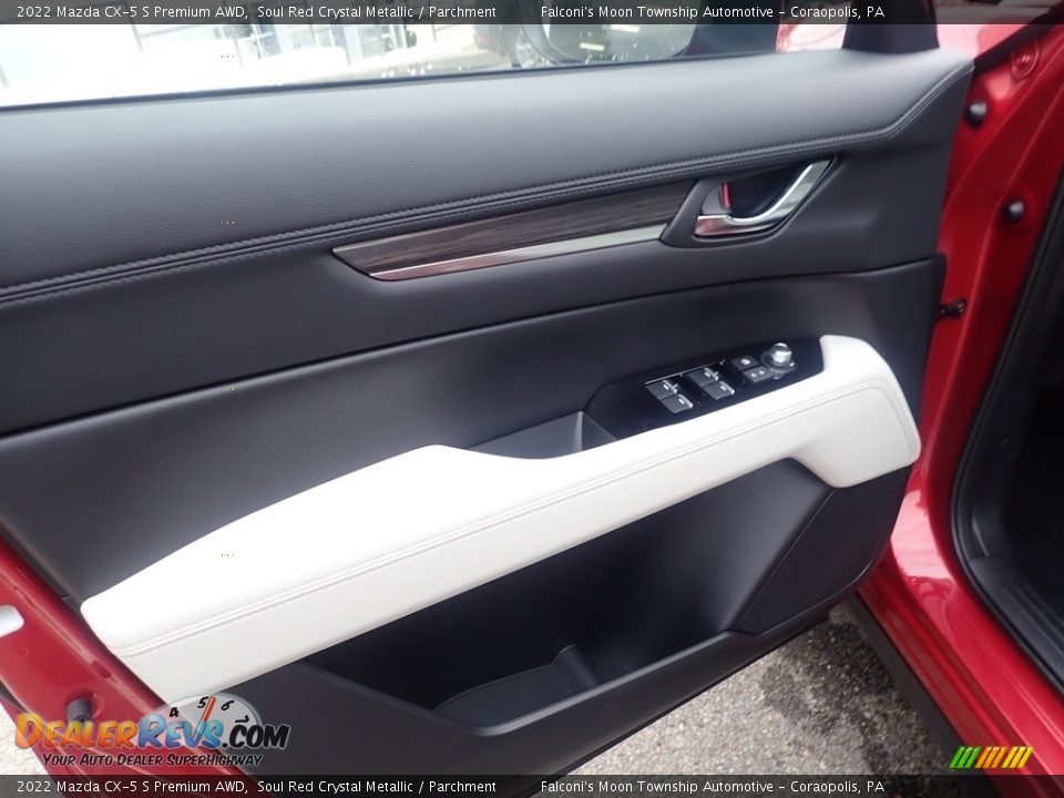 2022 Mazda CX-5 S Premium AWD Soul Red Crystal Metallic / Parchment Photo #14