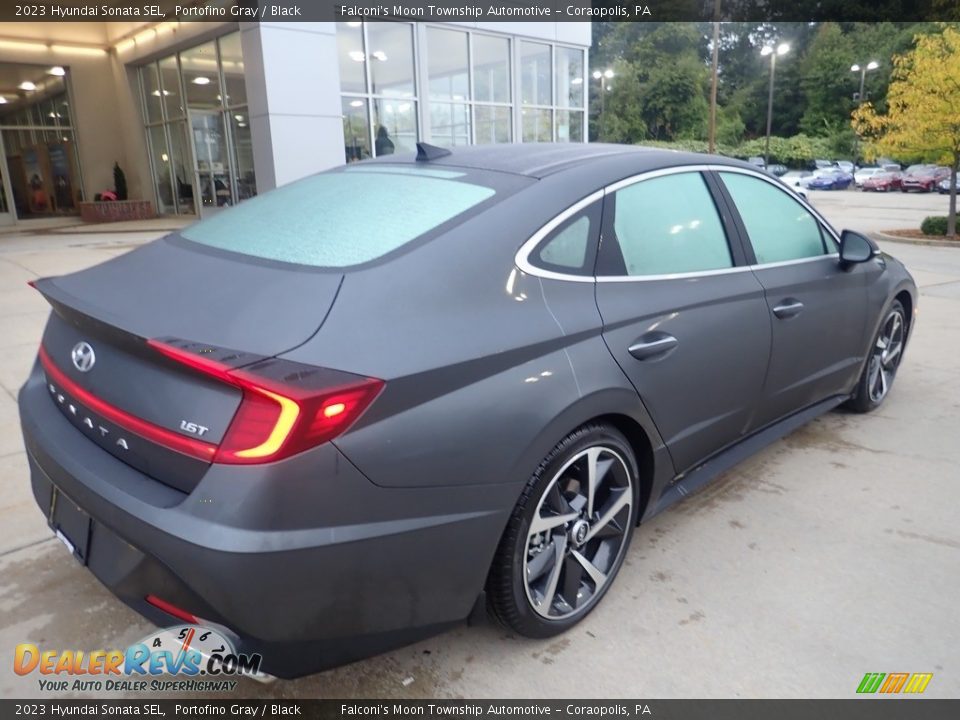 2023 Hyundai Sonata SEL Portofino Gray / Black Photo #2