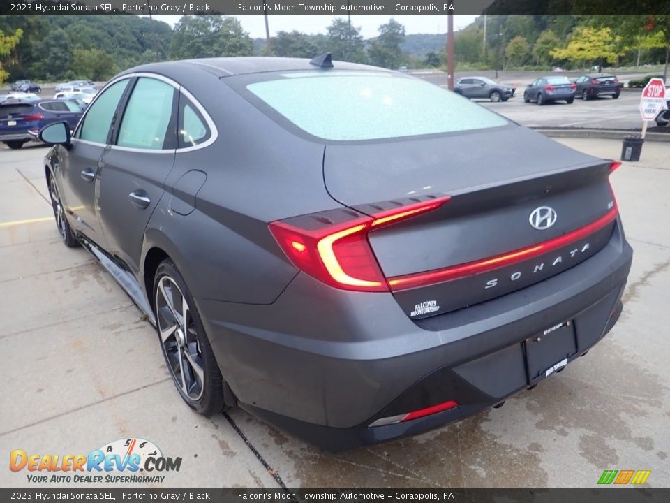 2023 Hyundai Sonata SEL Portofino Gray / Black Photo #4