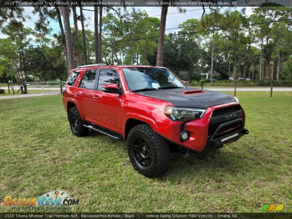 2016 Toyota 4Runner Trail Premium 4x4 Barcelona Red Metallic / Black Photo #1