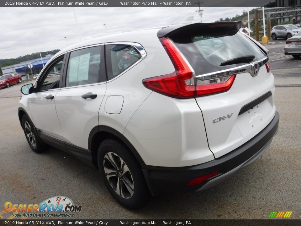2019 Honda CR-V LX AWD Platinum White Pearl / Gray Photo #7