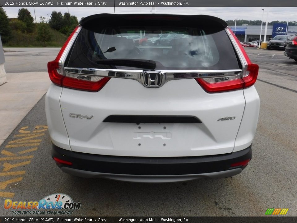 2019 Honda CR-V LX AWD Platinum White Pearl / Gray Photo #8