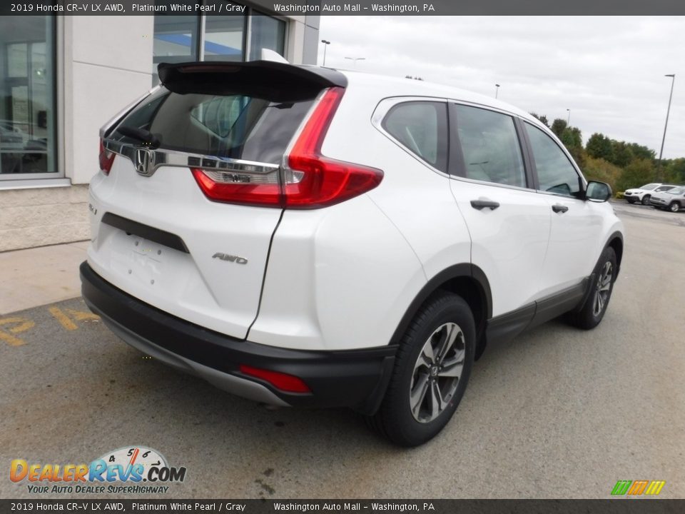 2019 Honda CR-V LX AWD Platinum White Pearl / Gray Photo #9