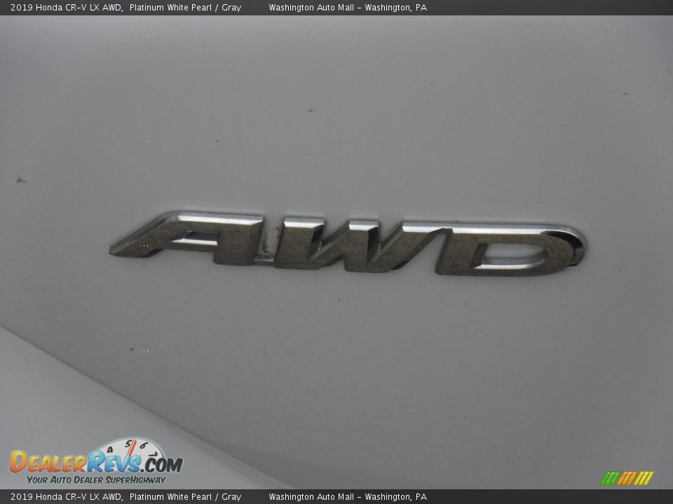 2019 Honda CR-V LX AWD Platinum White Pearl / Gray Photo #10