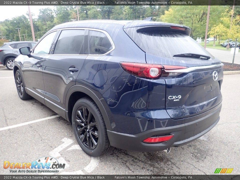 2022 Mazda CX-9 Touring Plus AWD Deep Crystal Blue Mica / Black Photo #5