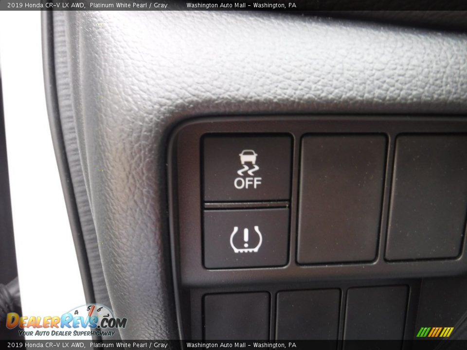 2019 Honda CR-V LX AWD Platinum White Pearl / Gray Photo #14