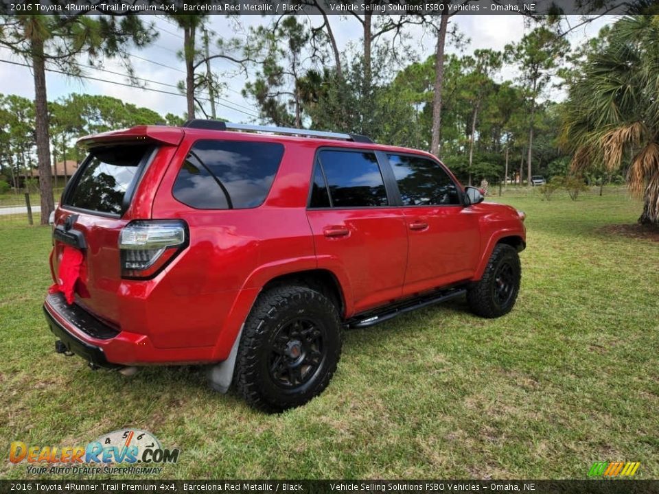 2016 Toyota 4Runner Trail Premium 4x4 Barcelona Red Metallic / Black Photo #9