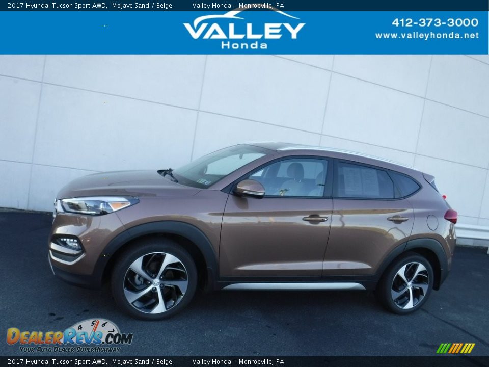 2017 Hyundai Tucson Sport AWD Mojave Sand / Beige Photo #2