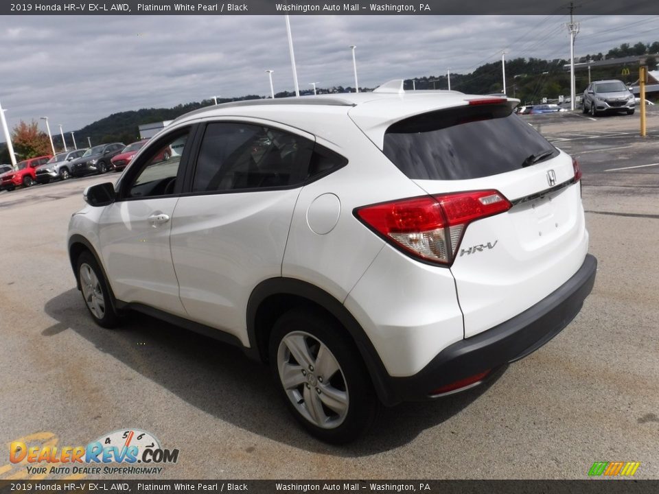 2019 Honda HR-V EX-L AWD Platinum White Pearl / Black Photo #7