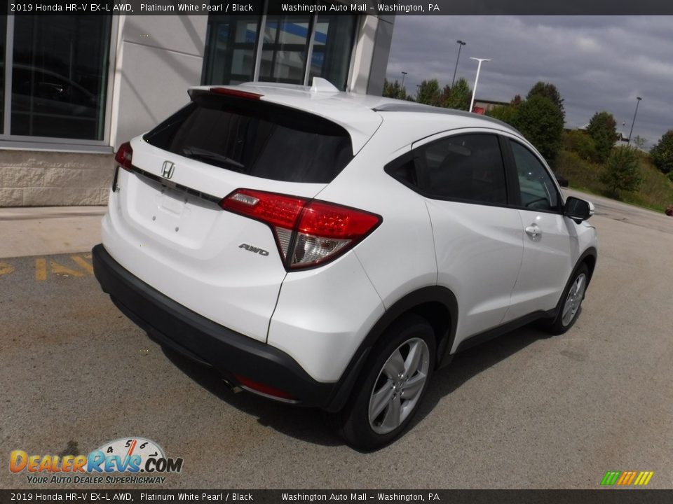 2019 Honda HR-V EX-L AWD Platinum White Pearl / Black Photo #9