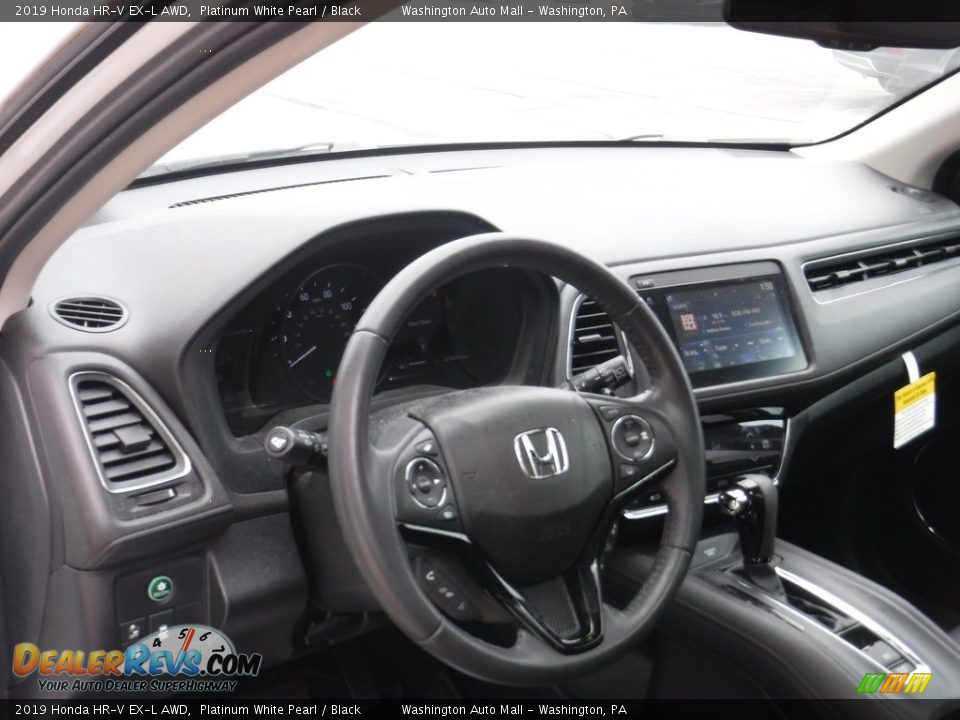 2019 Honda HR-V EX-L AWD Platinum White Pearl / Black Photo #12