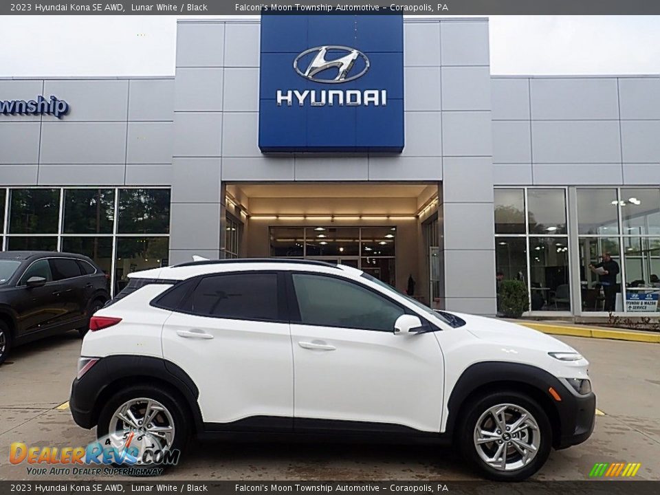 2023 Hyundai Kona SE AWD Lunar White / Black Photo #1