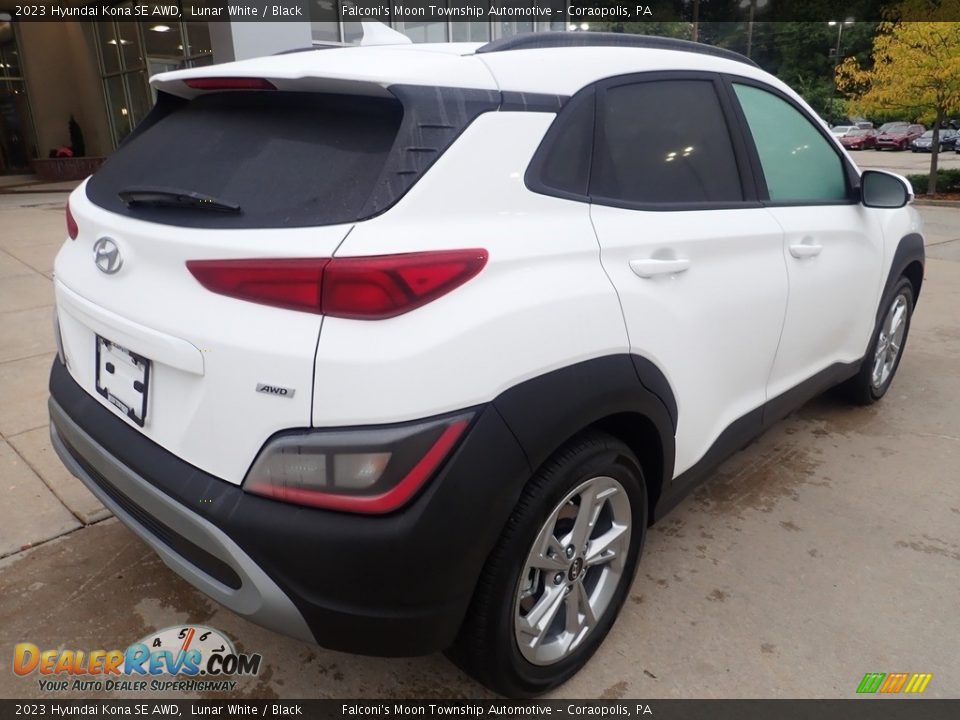 2023 Hyundai Kona SE AWD Lunar White / Black Photo #2