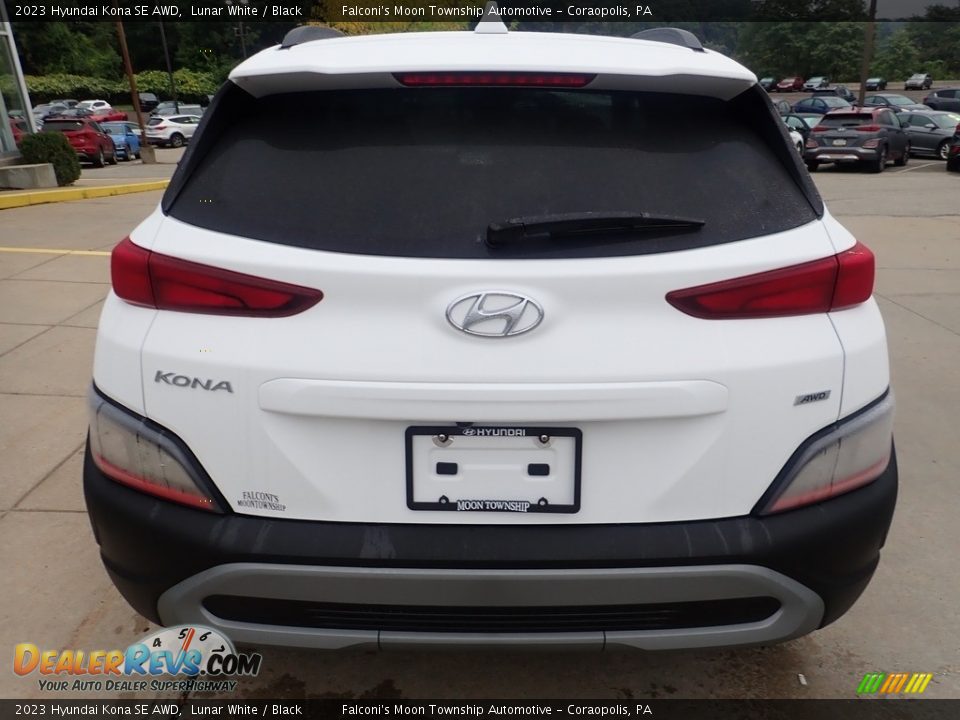 2023 Hyundai Kona SE AWD Lunar White / Black Photo #3