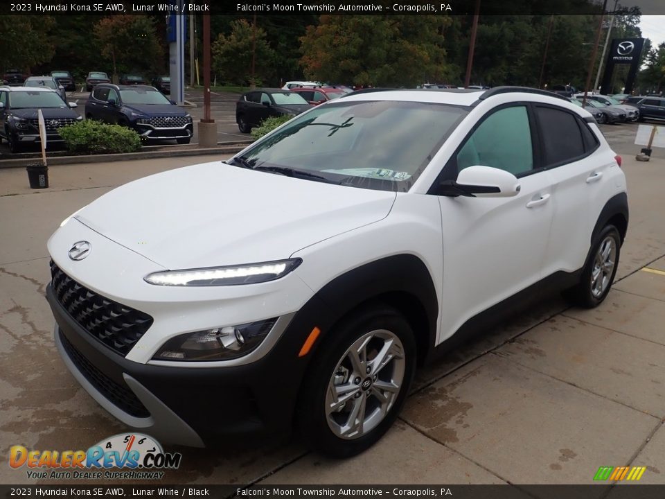 2023 Hyundai Kona SE AWD Lunar White / Black Photo #7