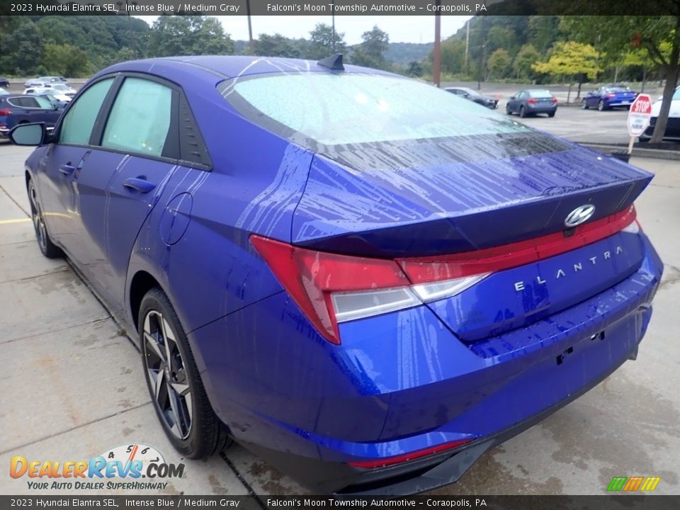 2023 Hyundai Elantra SEL Intense Blue / Medium Gray Photo #5