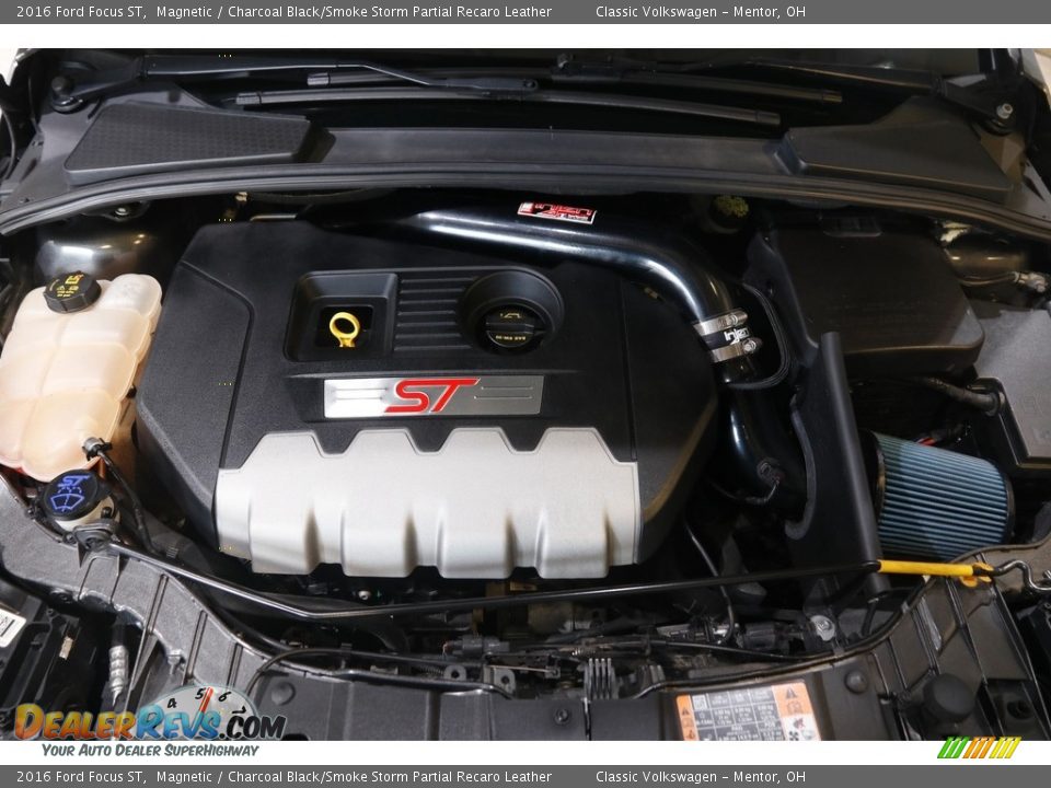 2016 Ford Focus ST Magnetic / Charcoal Black/Smoke Storm Partial Recaro Leather Photo #21